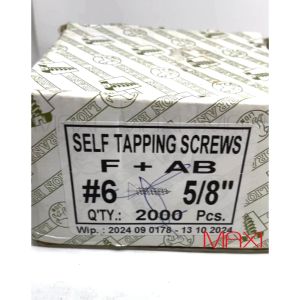 100 x Moon Lion Skrup #6 x 3 CM - Self Tapping Flat Head Screw (Skrup Lion #6 X 1/4" )