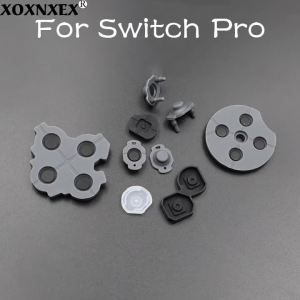 Bộ Đệm Cao Su Dẫn Điện Đầy Đủ Cho Tay Cầm Nintendo Switch Pro - D-Pad ABXY L R ZL ZR Nút Home Linh Kiện Sửa Chữa Bằng Silicon