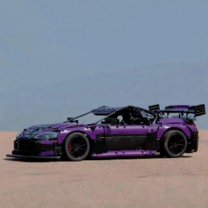 LELE BROTHER | High Difficulty Purple Technic Car Adult Building Blocks Toy