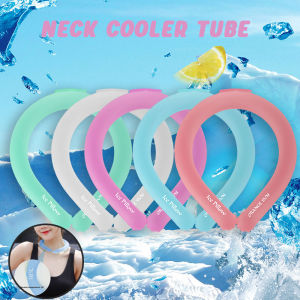 Icy Cooling Neck Ring Summer Cooler Neck Wraps Cooling Tube Outdoor Camping Hiking Cooling Wrap Scarf Ice Pack Adults