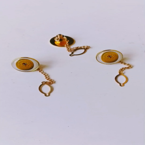 Pin Bros Lencana Kancing Rantai Kuningan Mahkamah Agung