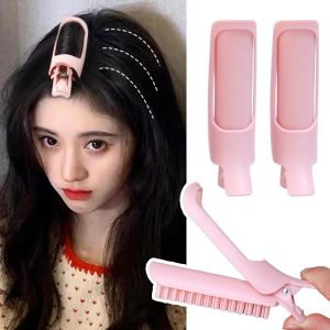 2 cái kẹp tóc mềm mượt chân tóc kẹp tóc Máy uốn tóc ma thuật mới kẹp tóc xoăn tự dính tóc Kẹp tạo kiểu tóc