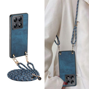 Suitable for Xiaomi 14T Phone Case Xiaomi13ultra Lanyard Crossbody 12tpro Strap 11lite Crossbody Case Redmi Note14pro + Shoulder Strap Turbo3 Protective Case Female New Arrival