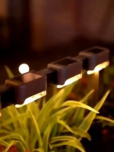 Lampu Solar Waterproof Warm White LED Solar Lamp Path Stair Outdoor Lampu Tangga Outdoor