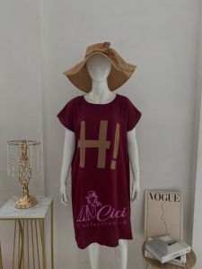 CICI Daster dress wanita kekinian korean style terbaru 2024 terlaris baju santai nyaman cantik logo