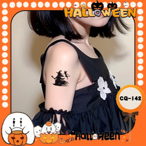 Halloween Halloween Childrens Tattoo Stickers Funny Pumpkin Witch Bat Waterproof Atmosphere Decoration Face Arm