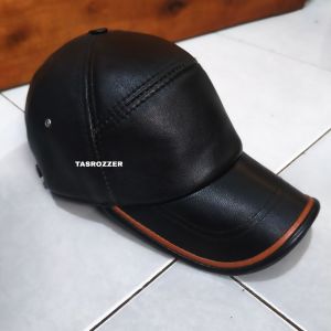 Topi kulit sapi 100% pria model kekinian