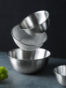 กะละมังตาข่ายสแตนเลสตะแกรงกรองข้าวใช้ในครัวใช้ในบ้านตะแกรงกรองตะกรันตะแกรงตาข่ายตะแกรงกรองกากชามตะแกรงกรองกากข้าว