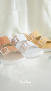 Sara Sara JOA Sandal Selop Platform Wanita/ Sendal Casual/ Kekinian
