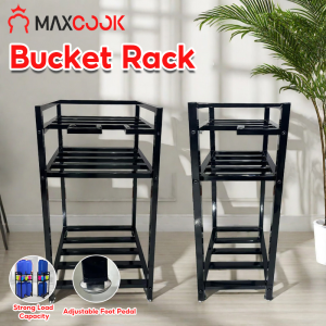 Maxcook 2/3 Layer Water Gallon Rack Stand Metal Rack for Water Dispenser Heavy Duty Water Organizer Rack Shelf Water Tank Bracket