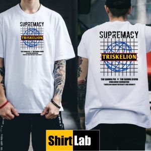 Triskelion Fratshirt Sublimation Tshirt Worldwide Domination Design Tau Gamma Phi FS