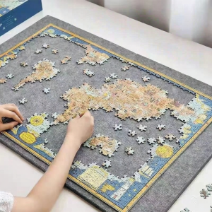 AILEFANTE | Slip-resistant Movable Puzzle Mat 1000 Pieces Round Edge Thickened Adjustable Easy Storage