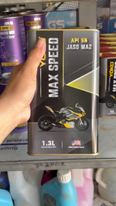 Dầu Nhớt Xe Máy Max Speed Chuyên Dùng Cho Xe Số Cao Cấp Exciter Winner Sonic thương hiệu Yoko Hộp Thiếc 1 Lít