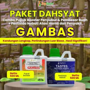 Paket Lengkap Pupuk Pestisida Topfarm untuk Tanaman Oyong