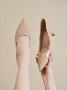 Josiny | Pointed Toe Thin Heel French Style Comfortable Single Shoes