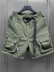 กางเกงขาสั้นทำงานระบายอากาศได้ดี แห้งเร็ว กันน้ำ ทรงหลวม กางเกงขายาวห้าส่วนสำหรับผู้ชายในช่วงฤดูร้อน