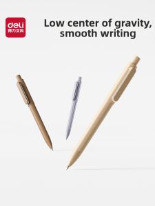 deli | Business Durable Metal Finish Bullet Tip 0.5mm Signing Pen