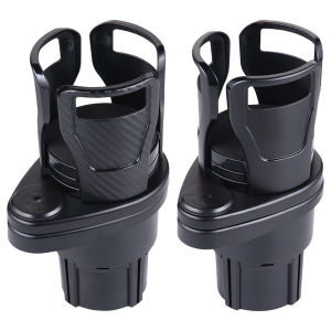Car Interior Accessory Cup Holder Expander 2 in 1 Rotating Telescopic Stand for Easy Access in Cars