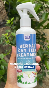 Penghilang Kutu Kucing - Herbal Cat Flea - By HI PAW! - Hempas Kutu Kucing
