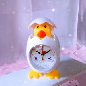 Student Gifts Bedside Ornaments: Children's Cartoon Chicken Alarm Clock