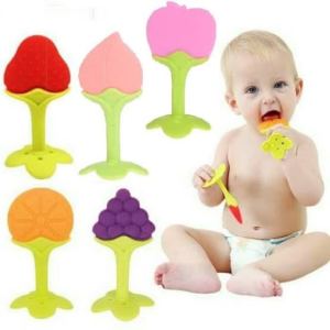 Baby Teether Buah Silicon Gigitan Bayi Silicone Teether Buah / Baby Fruit