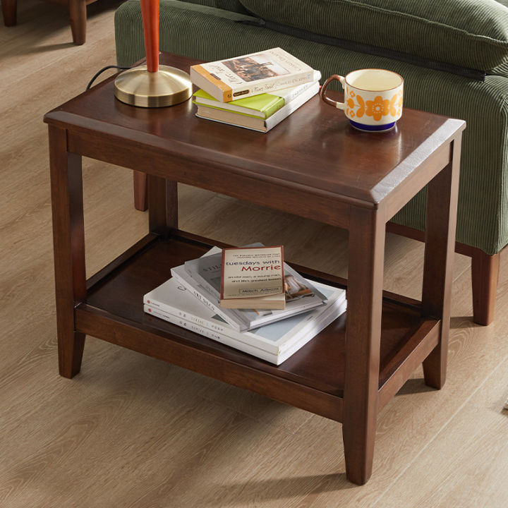 Small Apartment Solid Wood Coffee Table Sofa Side Table Tea Table