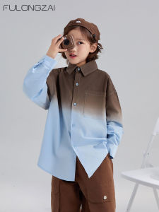 Childrens Pure Cotton Casual Shirt Stylish Spring Autumn New Arrival Boys Fashionable Top for Kids And Boys Spring Clothing
