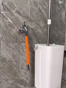 Selang Fleksibel Silikon 360 Derajat Keran Pipa Orange - Sambungan Keran Air Cuci Piring Dan Westapel