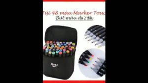 Set Bút Dạ 48 Cây Kèm Túi Nhiều Màu Sắc - Bút Vẽ Bút Màu 2 ĐầuBÚT CHÌ MÀU 36 CÂYHỘP BÚT MÀU 150 CHI TIẾT