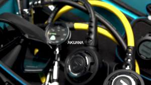 Akuana OW Regulator set F1+FN2/F3+FN2 Polished First Stage Second Stage for Scuba Diving