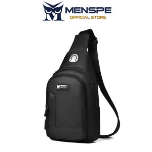 MENSPE Mens Chest Bag Fashion Cross-Body Bag Oxford Cloth Waterproof Shoulder Bag Sports Bag Large Capacity Casual Bag Messenger Bag Travel Bag Business Bag For Men
