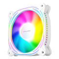 Aigo Z12 120mm Rgb Pc Fan Reverse Ventoinha Cpu Quạt làm mát có điều khiển Pwm và chiếu sáng Argb 4-pin 5v 3-pin 12v cho vỏ và bộ tản nhiệt. 