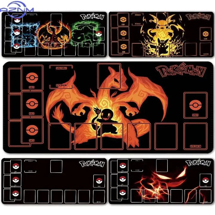 Prime Numbers Color Game Kayou | Charizard Pokemon TCG Playmat With Card Zones Large Mousepad ...
