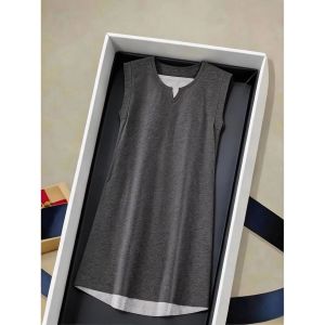 V.C.I | Padded Cotton Vest Nightdress Sleeveless Summer Homewear