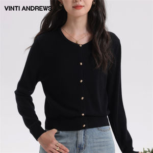 Vintage Red Elegant Short Cardigan