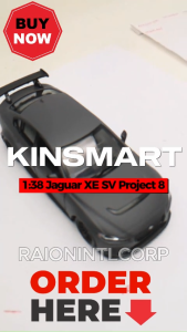 Kinsmart Jaguar XE SV Project 8 Diecast Vehicle Model RIC (19909) Collection Toys for Kids