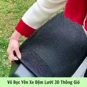 BỌC TRÙM YÊN XE MÁY JARVAN | LƯỚI TỔ ONG 3D ÊM ÁI CHỐNG NÓNG CHỐNG TRƯỢT AN TOÀN CHO NGƯỜI NGỒI SAU