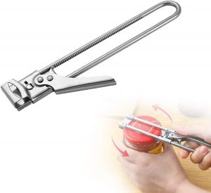 Multifunction Stainless Steel Jar Lid Opener Adjustables Can Bottle Opening Tool Home Kitchen Manual Labor-Saving Opener Gripper