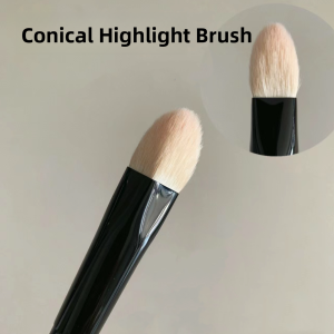 Precision Highlighting Cone Tip Brush Soft Woolen Makeup Brush for Local Brightening Contouring And Blush Application