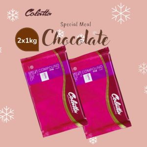 Colatta Compound Dark Coklat 2 Kg -  Coklat Batang