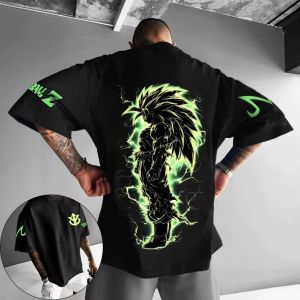 Dragon Ball Anime Nhật Bản Áo Thun Nam Nữ Tay Ngắn Mùa Hè Graphic Tee Casual Dạo Phố Manga In Hình Y2k Top