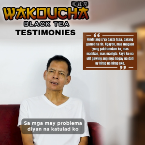 Wakoucha Black Tea Herbal Tea for Men Energy Support Stamina Boost Anti Stress Drink Natural Antioxidant Wellness Tea Daily Health Drink Philippines 20 Sachets per 1 box