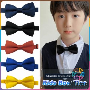 KLIMO Kids Bow Ties Adjustable Pre Tied Bowtie for Wedding Party 10 x 5 cm for Boys & Girls