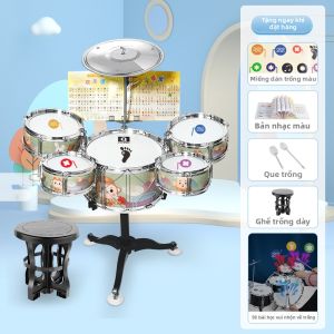 ZSVIP | Bộ Trống Jazz Cho Trẻ Em Mới Bắt Đầu