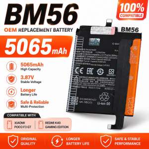 BM56 5065mAh Replacement Battery for Xiaomi Poco F3 GT Redmi K40 Gaming Edition M2104K10I
