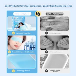 MONLEYTA | Ice Pack Eye Mask Lutein Eye PatchDisposable Cold Compress Eye Care Relieve Eye Fatigue Swelling Instant Solution For Eyes