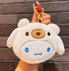 Bandai | Plush Coin Purse Pendant Healing Data Cable Lipstick Storage Bag Double Shoulder Bag Pendant A Holiday Gift For Friends