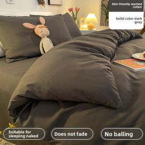 KAMONI | Water-washed Cotton Bedding 4-Piece Set