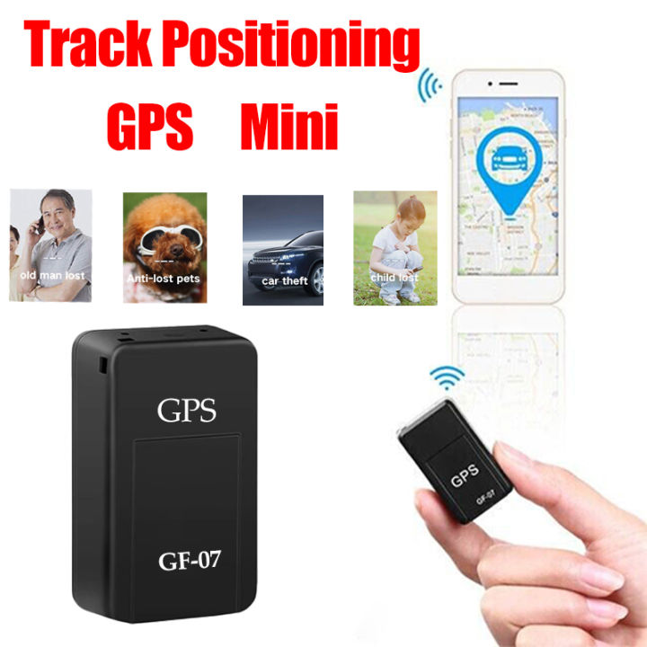 Mini GF07 Magnetic Car Tracker GPS Real Time Tracking Locator Device ...