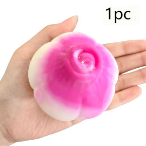 Onion Squishy Crunchy Moldable Squeeze Toy Round Blocks Filled Stress Relief No Rebound Fidget Sensory Toy Creative Gifts